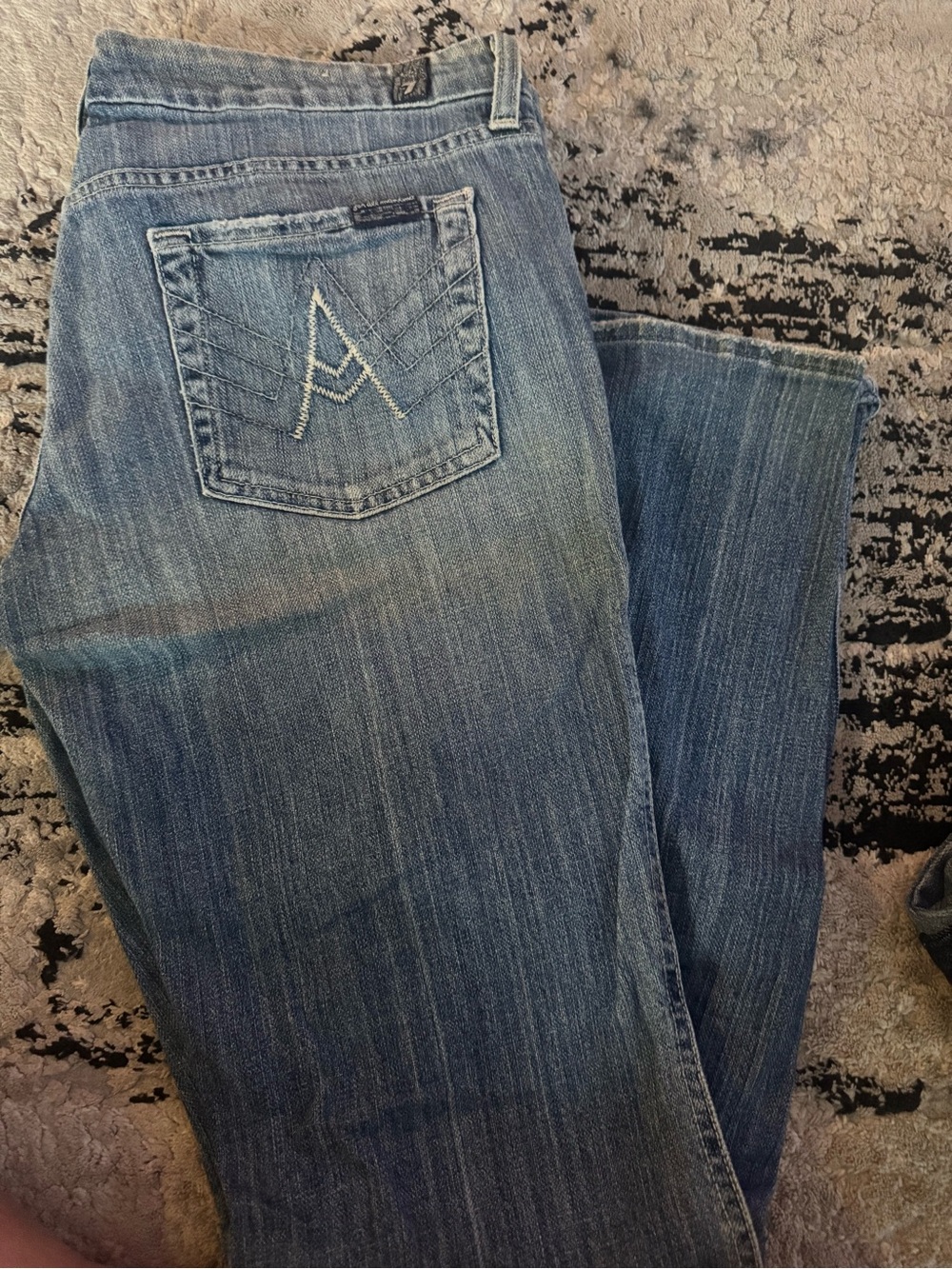 Ariat Light Blue Denim Jeans with Dark Blue Tab